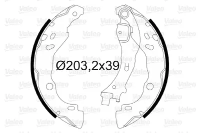 VALEO 564006 Arka Fren Balatası Pabuclu C2 C3 C3 Iı C3 Plurıel 1,1 / 1,2 / 1,4 Hdı 03> 