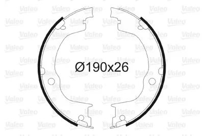 VALEO 564163 El Fren Balatası Opel Antara Captıva 06 > 