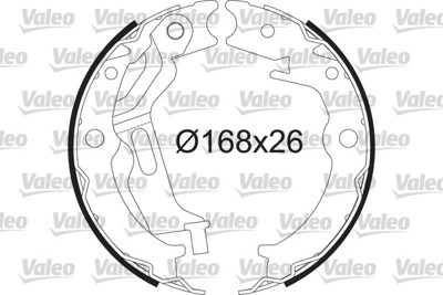VALEO 564232 El Fren Balatası Epıca Evanda Lacettı 06> 
