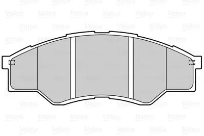 VALEO 670023 On Fren Balatası Hılux Iıı Pıckup 2,5d 4d 06 / 06> 