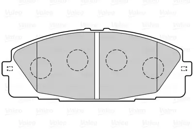 VALEO 670035 On Fren Balatası Toyota Hıace 05-> 