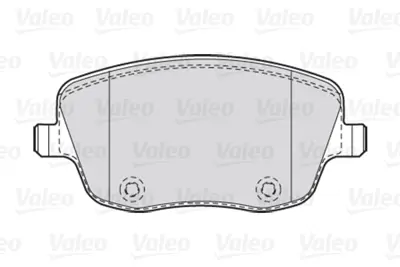 VALEO 670667 On Fren Balatası Seat Ibıza Iv 01 09 Skoda Fabıa Iı 00 10 Roomster 06> 