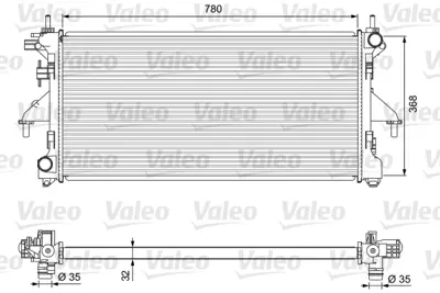 VALEO 701727 Motor Su Radyatoru Boxer Iıı Jumper Iıı 22dt / C81 / C96 / C110 Puma Ducato Iıı 2,3jtd Karsan Jest 