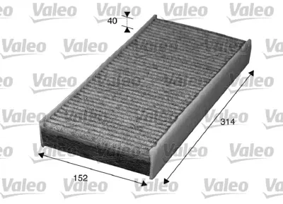 VALEO 715570 Polen Fıltresı P407 C5 Iı C6 04 / 04> (Karbonlu) 