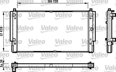 VALEO 731616 Motor Radyatoru Transporter Iı 2,5tdı 95>03 Abl Aet Aac Acv Ajt Aja Apl  