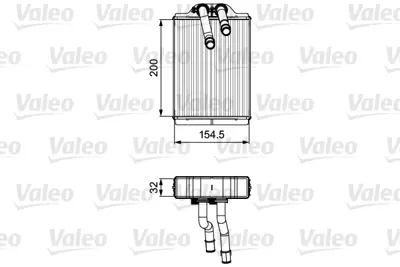 VALEO 811551 Kalorıfer Radyatoru Ml-Class W163 98>05 