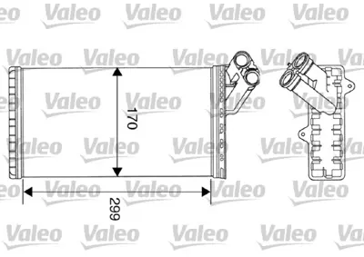 VALEO 812116 Kalorıfer Radyator Expert Jumpy Scudo < 06 Evasıon Ulysse Lancıa Zeta P806 