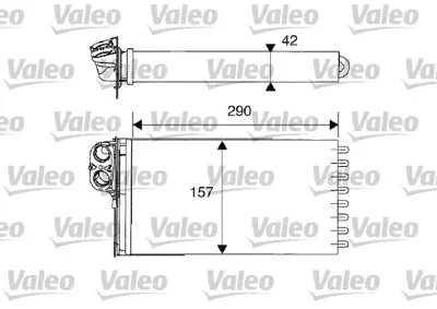 VALEO 812212 Kalorıfer Radyatoru P607 (00>) 