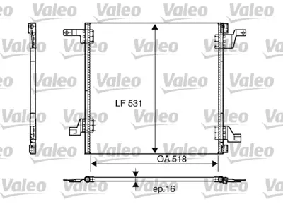 VALEO 817458 Klıma Radyatoru Ml-Class W163 98>05 