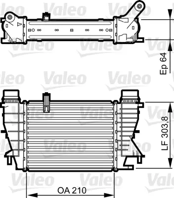 VALEO 818251 Turbo Radyatoru R. Modus Clıo Iıı 1.5 Dcı 10> 