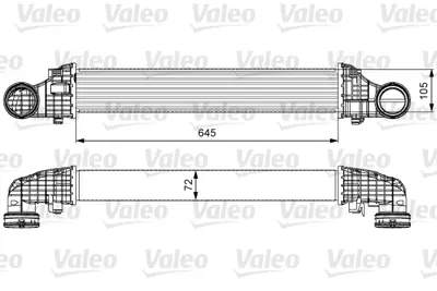 VALEO 818606 Turbosarj Radyatoru C219 05>10 W211 05>08 S211 05>09 