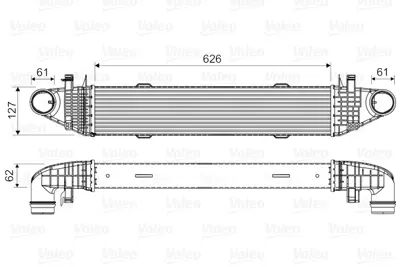 VALEO 818679 Turbosarj Radyatoru W204 07>14 S204 07>14 C204 11> W212 09>15 C207 10>16 A207 10>16 