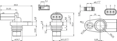 BOSCH 0232103099 Eksantrık Mılı Konum Sensoru A-Class W176 12>18 B-Class W246 11>18 