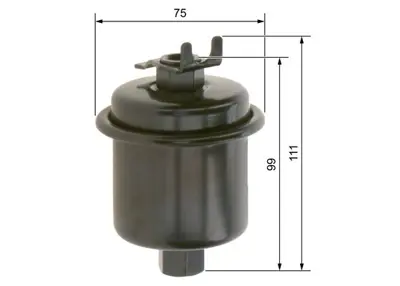 BOSCH 0450905916 Benzın Fıltresı Cıvıc 96>01 