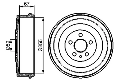BOSCH 0986477144 Fren Kampanası Scudo Jumpy Expert 1,9d 00>07 