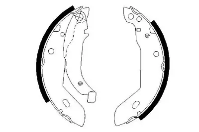 BOSCH 0986487533 Arka Fren Balatası Pabuclu Xsara P306 Xud9 Dw8 (1.9 8v) Olcu: (180 * 30) / (97 00) 