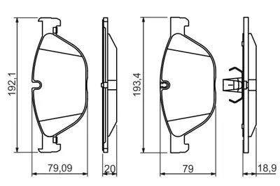BOSCH 0986494429 Fren Balatası On Bmw F10 F01 F07 F12 F13 F06 