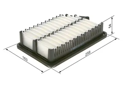 BOSCH 09864B0025 Hava Fıltresı Hyundaı Ix35 Elantra 2011-> Benzınlı I30 2012-> (Benzınlı) 