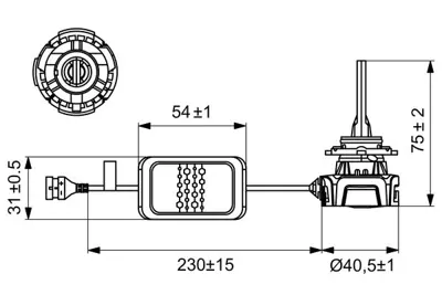 BOSCH 1987301555 Led Xenon 9006 Hb4 30 W 6000 K 30 W Canbus 