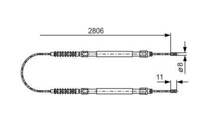 BOSCH 1987477262 El Fren Telı Ducato 2,8jtd 00>boxer Jumper 2,5d / Tdı 94> 
