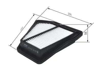 BOSCH F026400494 Hava Fıltresı D Crv Dtec D 07> 