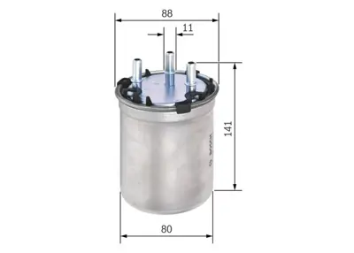 BOSCH F026402834 Yakıt Fıltresı Audı A1.6tdı Cayd Cayc 11>14 