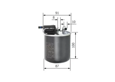 BOSCH F026402837 Yakıt Fıltresı (Sensorlu) W176 12>18 W246 11>18 C117 13>19  X117 15>19 W164 05>11 Sprınter 09> 