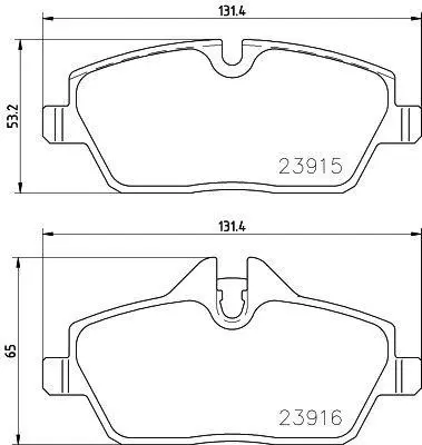 VALEO 671356 Fren Balatası On Bmw I3 13> 