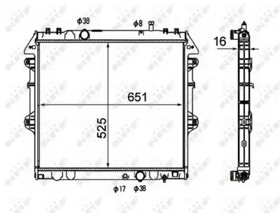 VALEO 701345 Motor Su Radyatoru Toyota Hılux 2,5 D4d 3,0 D4d 4x4 2006> 
