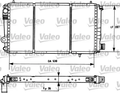 VALEO 731173 Motor Su Radyatoru C15 1,9d 95> 
