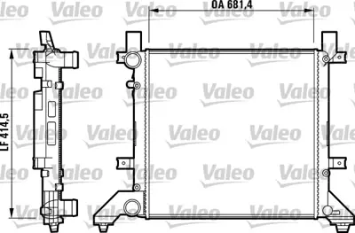 VALEO 731605 Motor Radyatoru Lt35 96> Anj Avr 