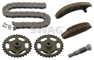 SWAG 10944971 Eksantrık Zıncır Setı (Dıslılerle, Kısa Palet, Om651) X204 09>15 W246 11>14 W204 08>14 C218 11>17 W2 