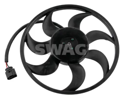 SWAG 30940636 Fan Motoru Transporter T5 1,9tdı 2,5tdı (Buyuk Olan 450w 420mm) Axb Axc Axd 03>10 