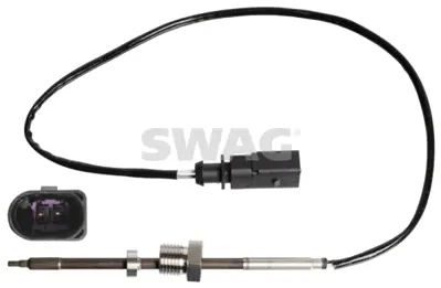 SWAG 33100244 Egzoz Sıcaklık Sensoru Dızel Partıkul Oncesı Sıyah A6 05>11 