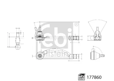 FEBI BILSTEIN 177860 Rot Bası Sag Bmw F45 F48 F39 