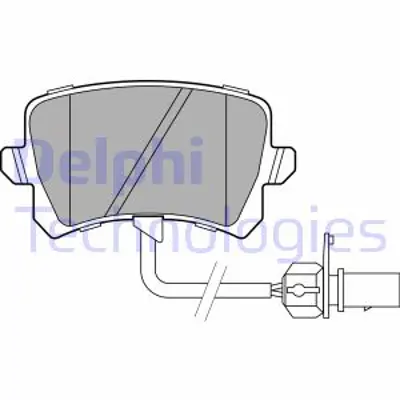 DELPHI LP3141 Arka Fren Balatası Q3 13>18 A5 13>17 