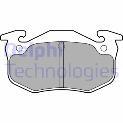 DELPHI LP699 Arka Fren Balatası R9 R11 R19 Clıo I Iı Megane I Symbol Saxo Xsara P306 P309 1,6 / 1,8 / 2,0 