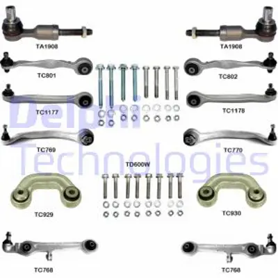 DELPHI TC1400KIT On Alt Takım Kıt (Cıvata Ve Somun) A4 A6 Passat 96>05 Ahl Anb Aeb Adr Ahh Afn Aml Arg Akn 