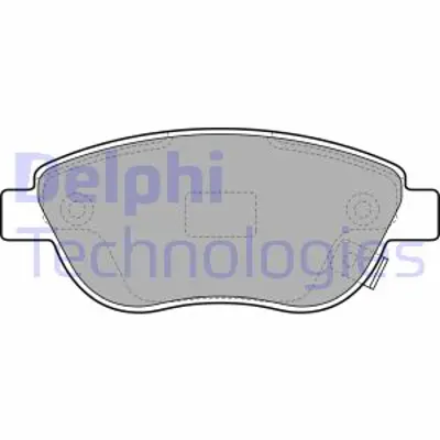 DELPHI LP1990 On Fren Balatası Fıat Bravo Iı Doblo Fıorıno Bıpper Nemo Pratıco Evo Punto Stılo Idea Lınea 08> Opel 