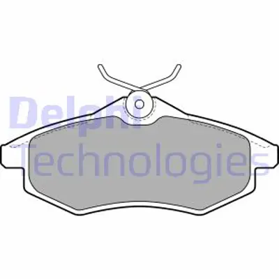 DELPHI LP1716 On Fren Balatası C2 C3 C3 Plurıel 1,1 1,4ı 1,6hdı 03> 
