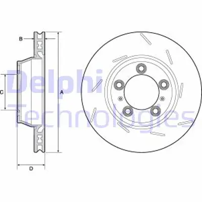 DELPHI BG9165C Arka Fren Aynası Sag Panamera 09>17 