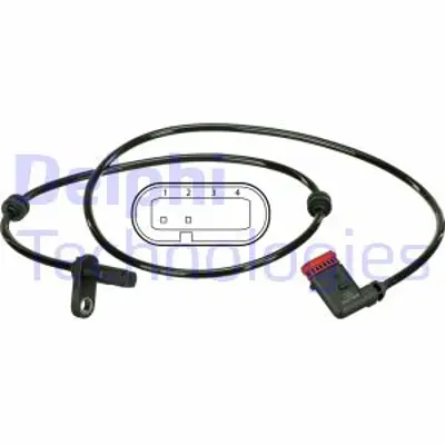 DELPHI SS20501 Abs Sensoru Arka E-Class C207 11>16 A207 11>16 