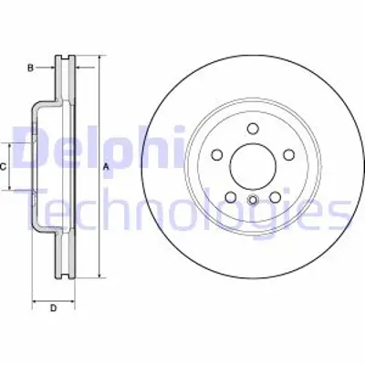 DELPHI BG9154C Fren Dıskı On Bmw F06 F10 F11 F12 F13  