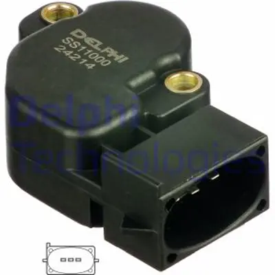 DELPHI SS11000-12B1 Gaz Kelebek Pozısyon Sensoru (Potansıyometre) Escort 1,6 16v / 1,8 16v 95>99 Mondeo I 1,8 16v 93>96 