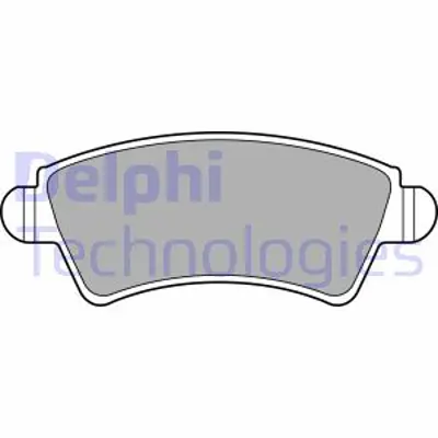 DELPHI LP1846 On Fren Balatası P206 Gtı Ew10j4 (2,0 16v) Tu5jp4 (1,6 16v) P306 Xsara 1,6 8v 1,9 (Celık Segmanlı) 