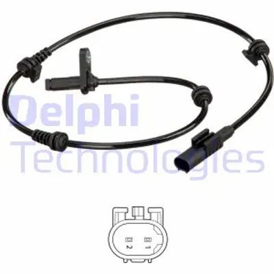 DELPHI SS20552 Abs Sensoru On 4-Matic E-Class W211 03>08 S211 03>09 