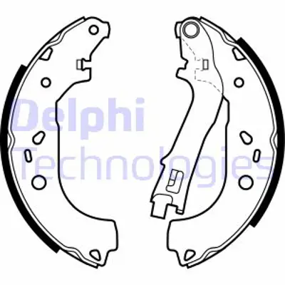DELPHI LS1979 Arka Fren Balatası Pabuc Doblo Iı Iıı Idea Albea 1,3 / 1,4 / 1,6 / 1,9 