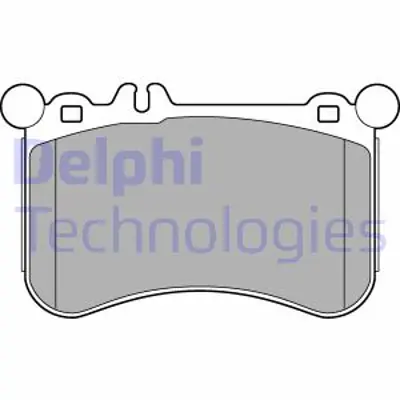 DELPHI LP2291 Fren Balatası On X218 12>17 C218 11>17 W212 11>15 W221 11>13 W222 13>17 