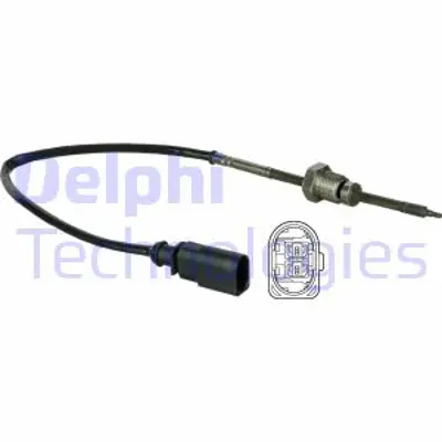 DELPHI TS30021 Eksoz Sıcaklık Sensoru (Sıyah Soket )a4 A5 Q5 08> Caha Caga 