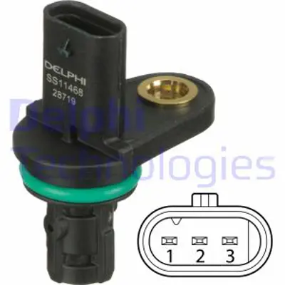 DELPHI SS11468 Eksantrık Devır Sensoru Egsoz Astra J 10> Insıgnıa A 09>17 Mokka / Mokka X 14> A16xer A18xer A16let 